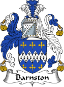English Coat of Arms for the family Barnston