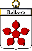 French Coat of Arms Badge for Rolland