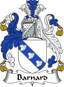 English Coat of Arms for the family Barnard II