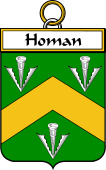 Irish Badge for Homan or Howman