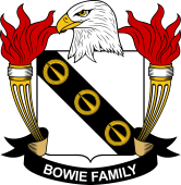 Coat of arms used by the Bowie family in the United States of America