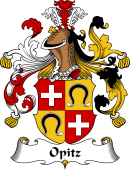German Wappen Coat of Arms for Opitz