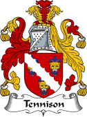 English Coat of Arms for the family Tennison