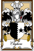Scottish Coat of Arms Bookplate for Cleghorn
