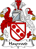 English Coat of Arms for the family Haywood or Heywood