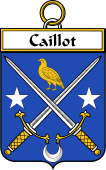 French Coat of Arms Badge for Caillot