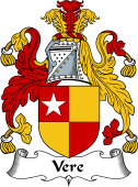 English Coat of Arms for the family Vere