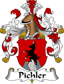 German Wappen Coat of Arms for Pichler