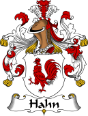 German Wappen Coat of Arms for Hahn