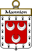 Irish Badge for Mannion or O'Mannion