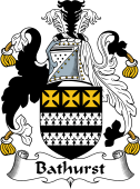 English Coat of Arms for the family Bathhurst