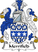 English Coat of Arms for the family Merrifield