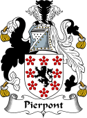 English Coat of Arms for the family Pierpont