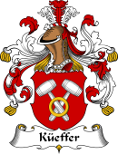 German Wappen Coat of Arms for Küeffer