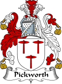 English Coat of Arms for the family Pickworth