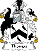 English Coat of Arms for the family Thomas (Wales)