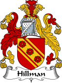 English Coat of Arms for the family Hillman