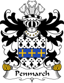 Welsh Coat of Arms for Penmarch (of Penmark Castle, South Glamorgan)