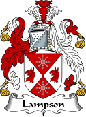 English Coat of Arms for the family Lampson