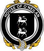 Irish Coat of Arms Badge for the O'NEILAN family
