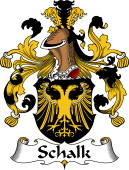 German Wappen Coat of Arms for Schalk