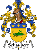 German Wappen Coat of Arms for Schaubert