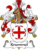 German Wappen Coat of Arms for Krummel