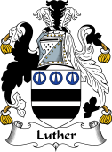 English Coat of Arms for the family Luther