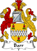 English Coat of Arms for the family Barr