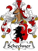 German Wappen Coat of Arms for Schechner