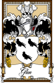 Scottish Coat of Arms Bookplate for Glen