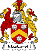 Irish Coat of Arms for MacCarvill or MacCarrol