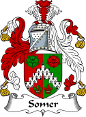 English Coat of Arms for the family Somer