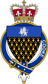 British Garter Coat of Arms for Cooke (Ireland)