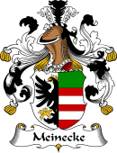 German Wappen Coat of Arms for Meinecke