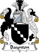 English Coat of Arms for the family Baynton