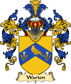 English Family Coat of Arms (v.25) Warton