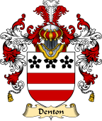 English Family Coat of Arms (v.25) Denton