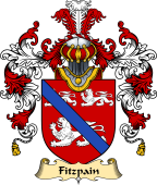 Welsh Family Coat of Arms (v.25) Fitzpain (of Llanfair, Monmouthshire)