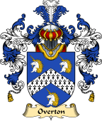 English Family Coat of Arms (v.25) Overton