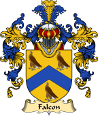 English Family Coat of Arms (v.25) Falcon