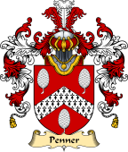 English Family Coat of Arms (v.25) Penner