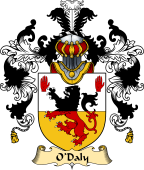 Irish Family Coat of Arms (v.25) O'Daly or Dawley