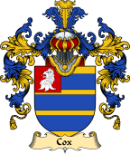 English Family Coat of Arms (v.25) Cox