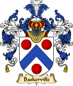 Welsh Family Coat of Arms (v.25) Baskerville (of Eardisley, Herefordshire)