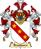 English Family Coat of Arms (v.25) Bradburn(e)