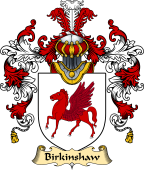 Welsh Family Coat of Arms (v.25) Birkinshaw (of Llansannan, Denbighshire)