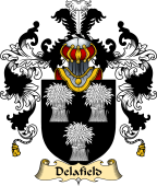 English Family Coat of Arms (v.25) Delafield