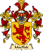 Irish Family Coat of Arms (v.25) MacHale or MacEli