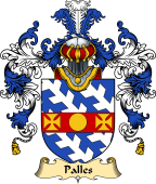 Irish Family Coat of Arms (v.25) Palles or Pallas